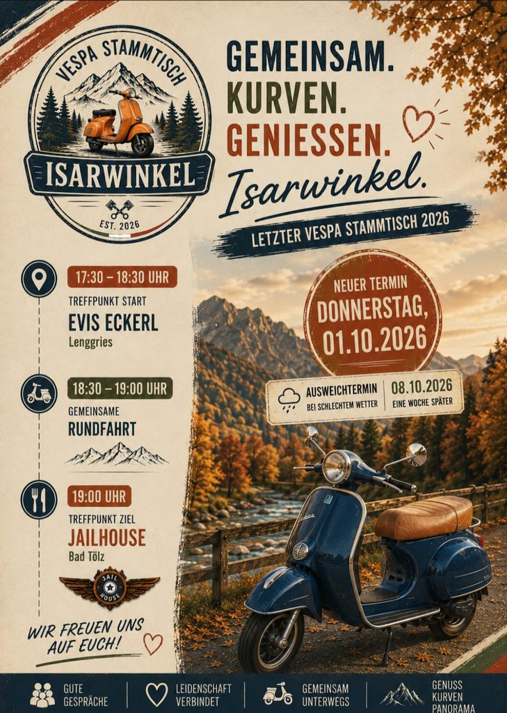 Vespa Stammtisch Isarwinkel