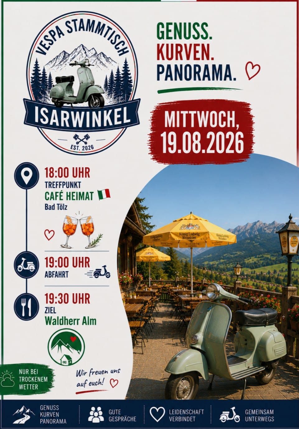 Vespa Stammtisch Isarwinkel
