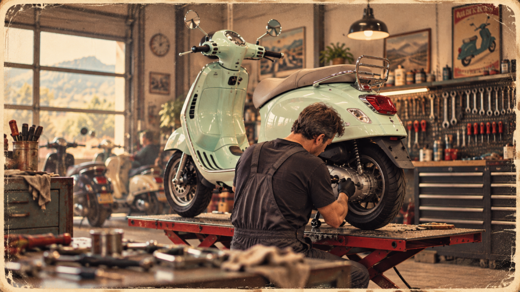 Vespa-Inspektion rund um Bad Tölz
